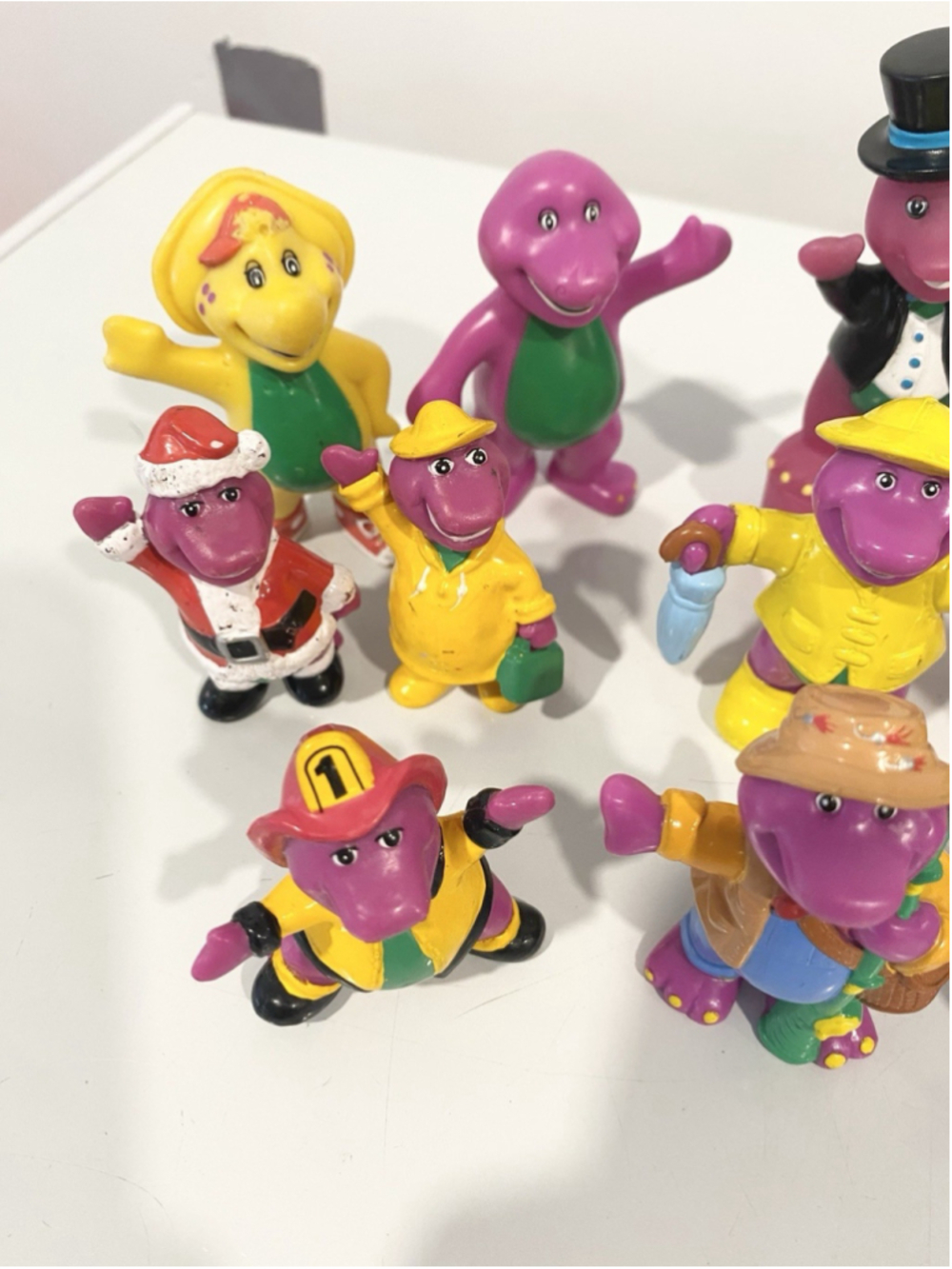 Vintage Barney & Friends Figure Lot 12 PVC Figurines BJ Baby Bop 1990s Lyons - Picture 3 of 6